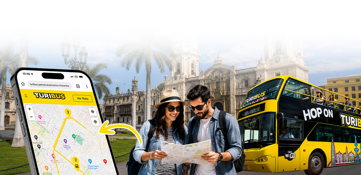 Bus Hop On Hop Off rutas y paraderos “Ver rutas”.